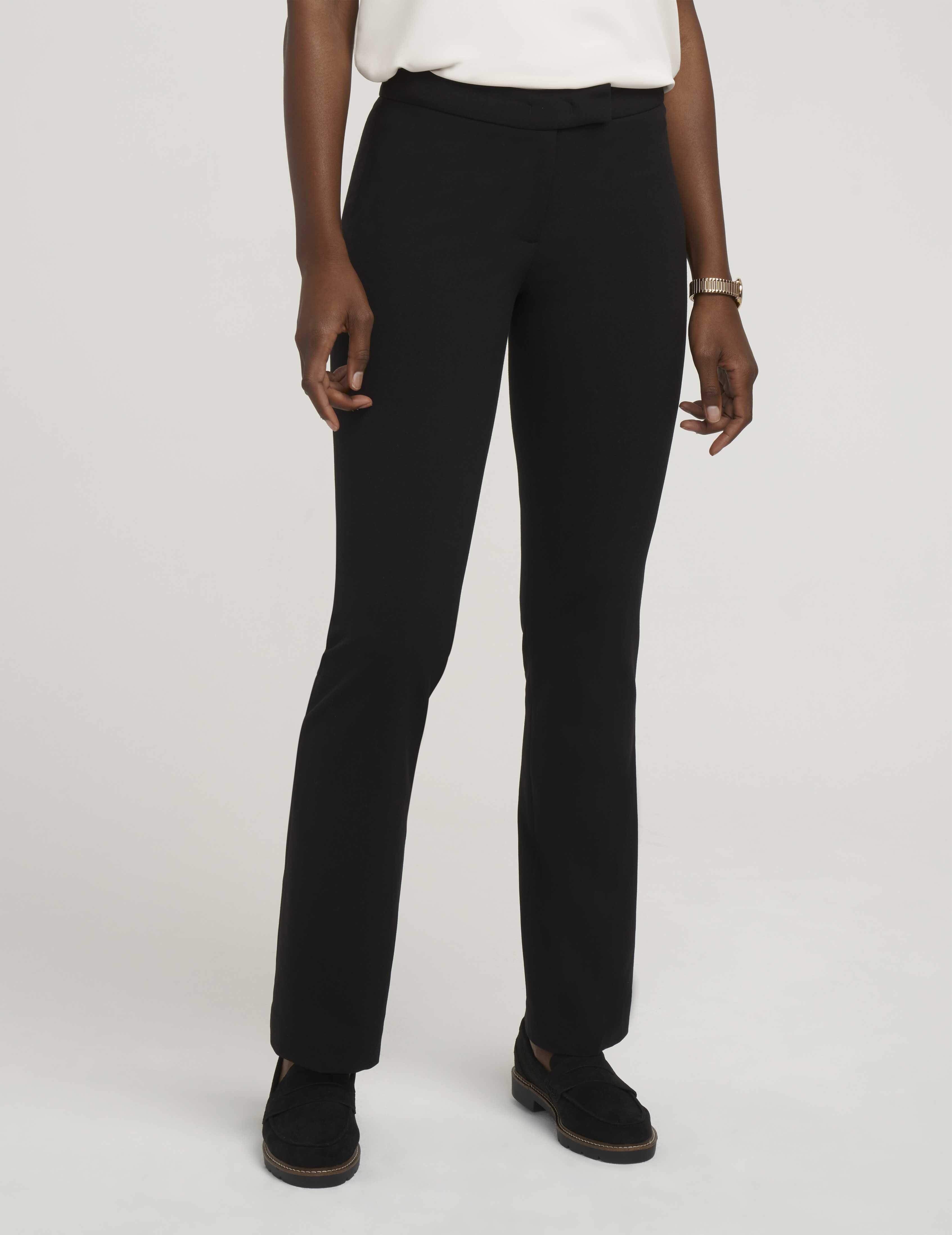Buy Black Straight-Fit Pants Online - Label Ritu Kumar India Store View